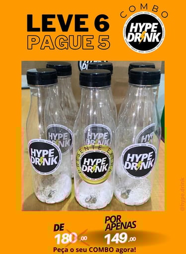 Hype Drink R$ 149. Ideal para quem quer sentir os efeitos do Funcional Drink antes de avançar. 