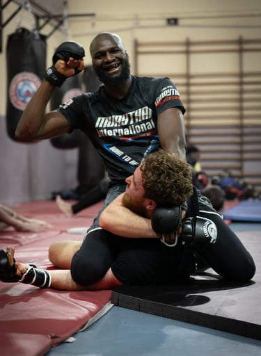 séance photo grappling