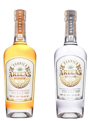 Arecas Tequila 100% de Agave