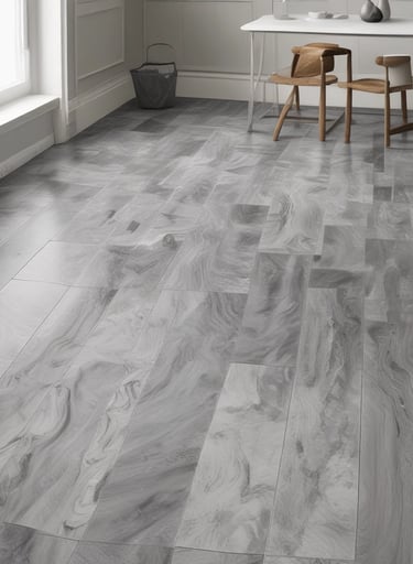 باركيه الماني لون بني مقاوم للماء لون رمادي