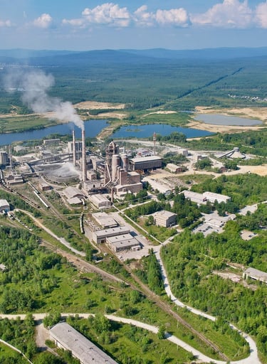 Vernehbakensy Cement Plant, Russia
