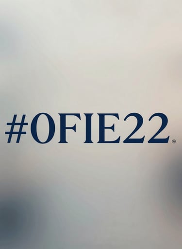 A high-fashion brand logo displayed on a backlit frosted glass pane. Soft, ethereal lighting with a strong focus on minimalist typography in #0F1E2E.