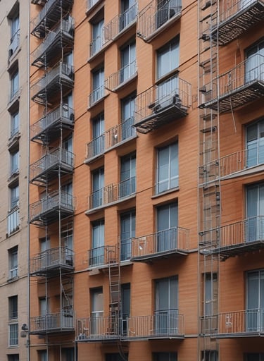 A stunning view of a modern construction project in Istanbul.