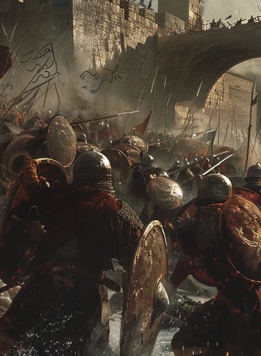 Battle of the Iron Bridge, 637 AD