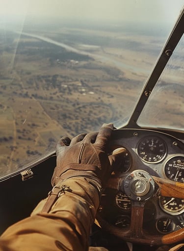 Cockpit of Tata Airlines Flight, 1932