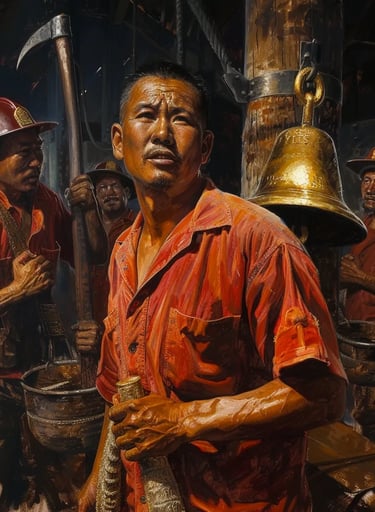 Hawaiian first firefighters