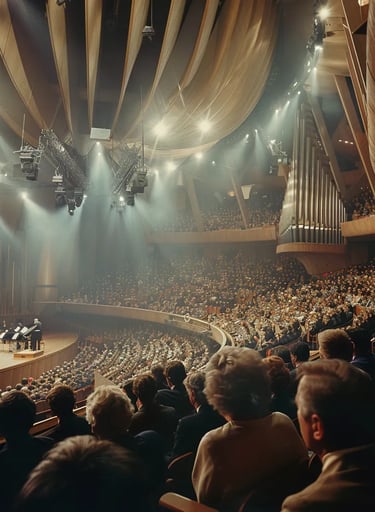 Inside the Sydney Opera House, 1973