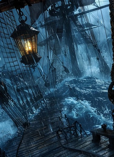Storm at Sea, 1596 