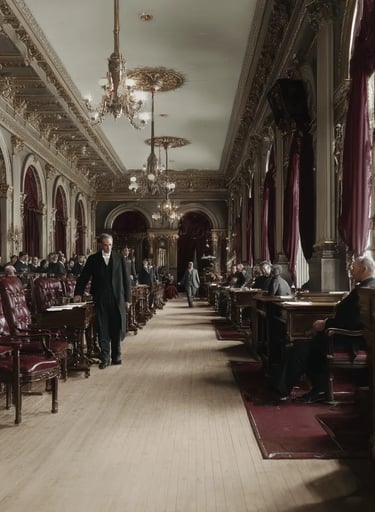 Washington, D.C., Senate Chamber, July 6 1898: The Vote Is Called