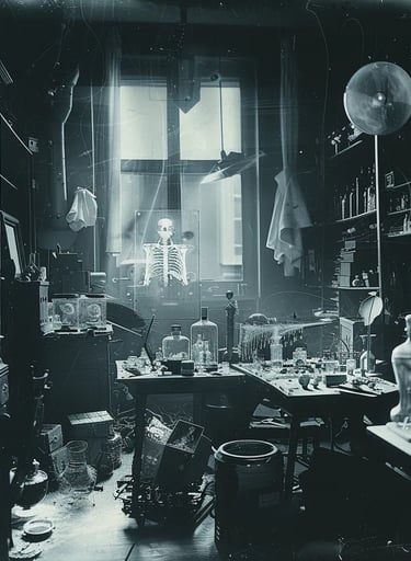 Laboratory, Würzburg, 1895