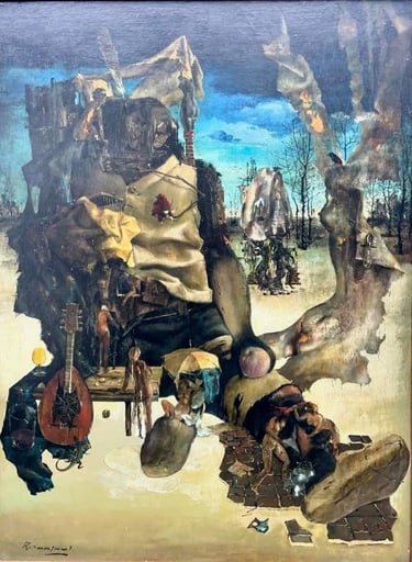 Tableau de René Hansoul "Les Péchés"