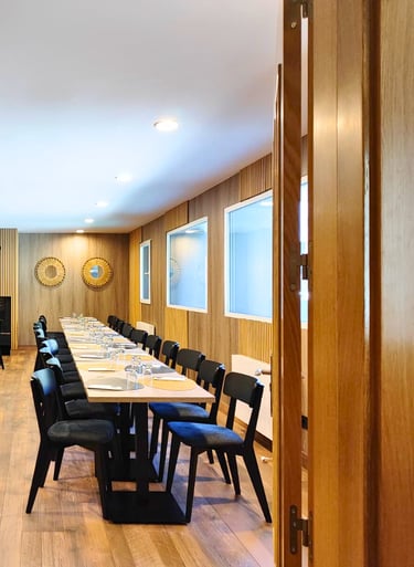 Restaurante del Hotel Focus en el Pas de la Casa, Andorra. En los Pirineos