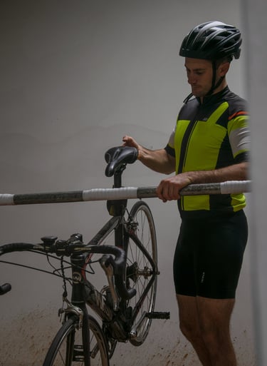 Supporto per biciclette,  e-bike, MTB, enduro, downhill nel garage del B&B, hotel