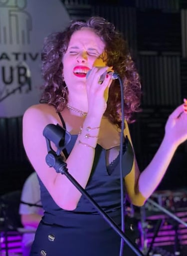 Studentessa durante una lezione di gruppo