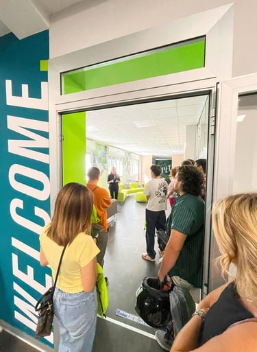 Corridoio accoglienza studenti