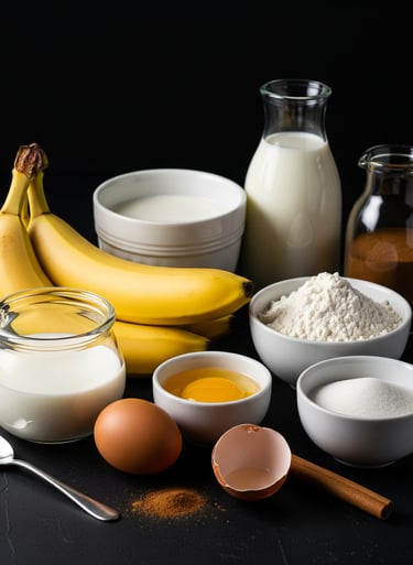 Banana Cake Ingredients from PremiYum Foods!