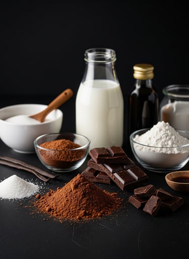 Chocolate Cake Ingredients from PremiYum Foods!