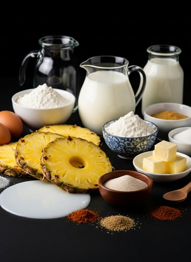 Pineapple Cake Ingredients from PremiYum Foods!