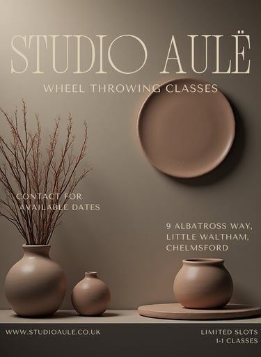 Wheel Throwing Classes in Chelmsford
