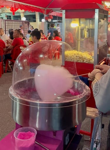 Cotton candy service in KL , Klang Valley, Ipoh , Melaka, Johor and Penang Malaysia
