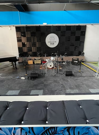Spazi musicali attrezzati di Creative Hub Academy Bologna