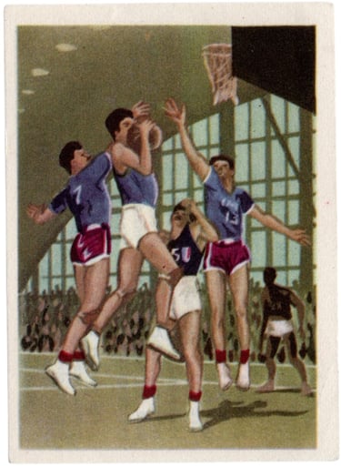 Petite Encyclopedie Cibon Les Sports #521 Basket-Ball Card