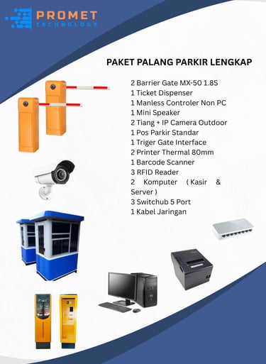 Paket Palang Parkir Lengkap 3