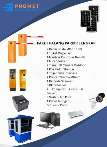 Paket Palang Parkir Lengkap 4