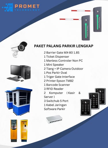 Paket Palang Parkir Lengkap 5