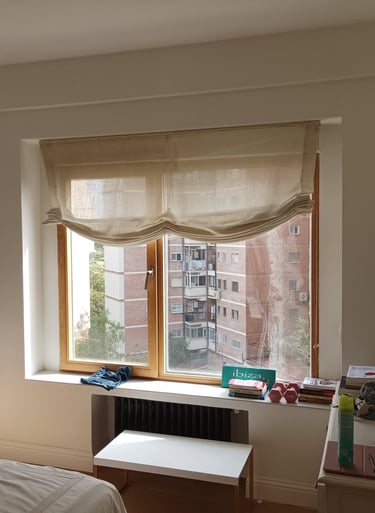 Ventana mixta de aluminio madera.