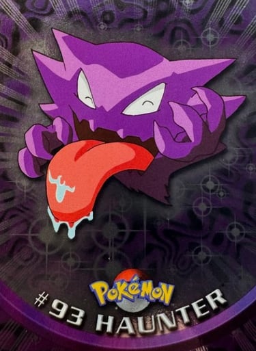 93 Haunter Topps Pokémon series 2 US silver foil