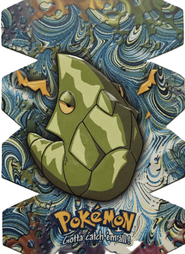 Die Cut EV2 of 12 Metapod Topps Pokémon series 2 US front