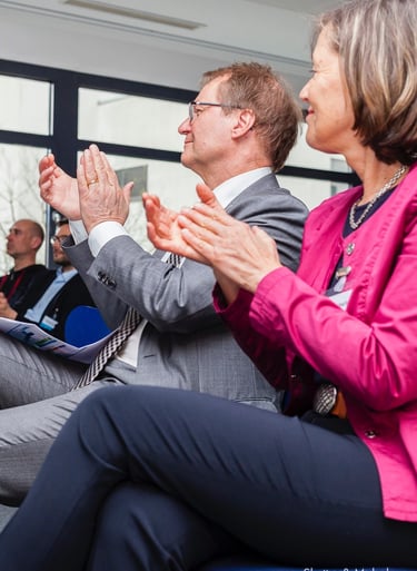 VIP-Teilnehmer an der CBMI-Konferenz in Berlin.