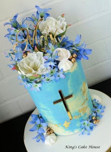Christening cake for Shrewsbury customer