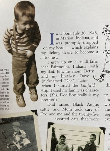 Garfield's Twentieth Anniversary Collection - Childhood Jim Davis