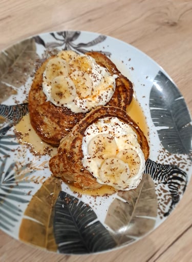 Pancake avoine banane livraison petit déjeuner équilibré