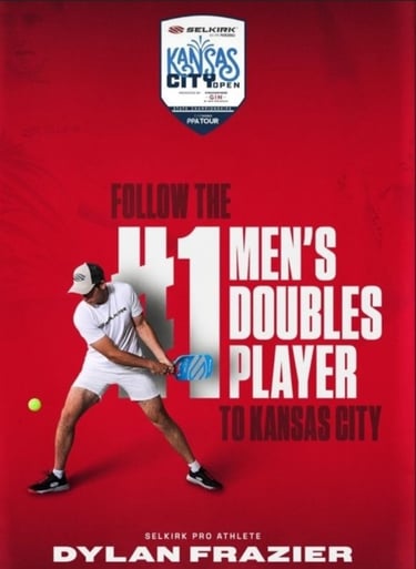 #1 Dylan Frazier will be playing in the PPA Kansas City Open