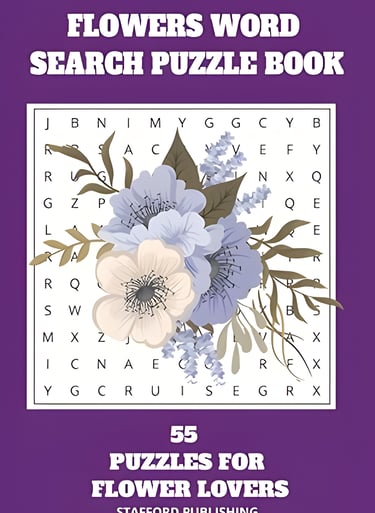 Flower Word Search Puzzle Book