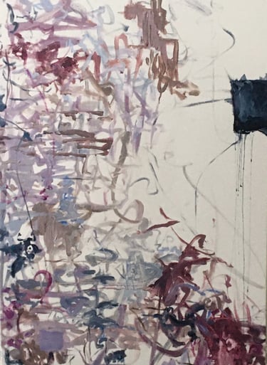 an abstract sold painting 