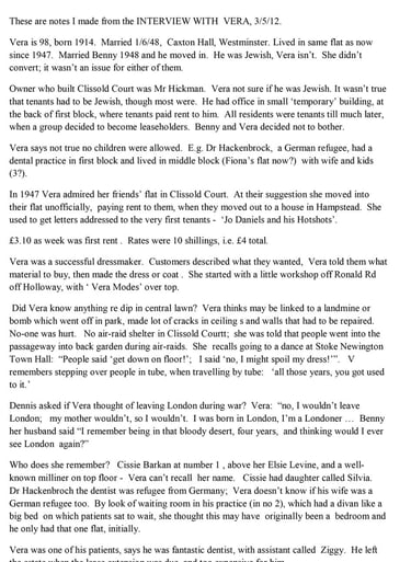 Vera's interview May 2012