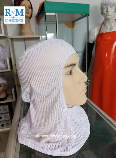 Cofias de Tela modelo Capucha Malla Tupida