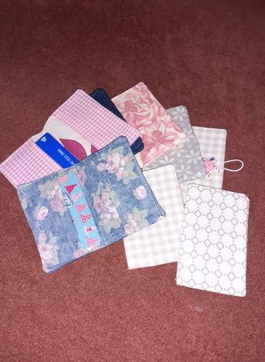 Wallet style card holders