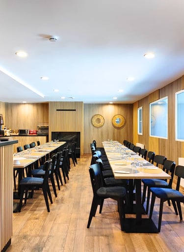 Restaurante del Hotel Focus en el Pas de la Casa, Andorra. En los Pirineos