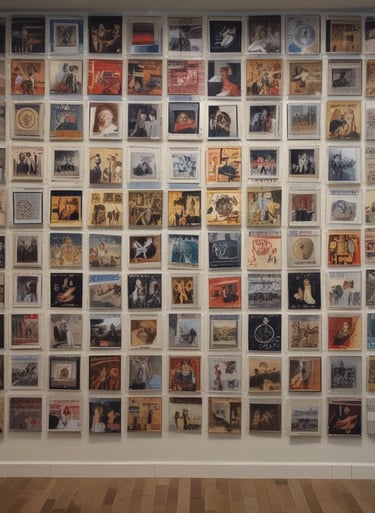 muro de cds personalizado