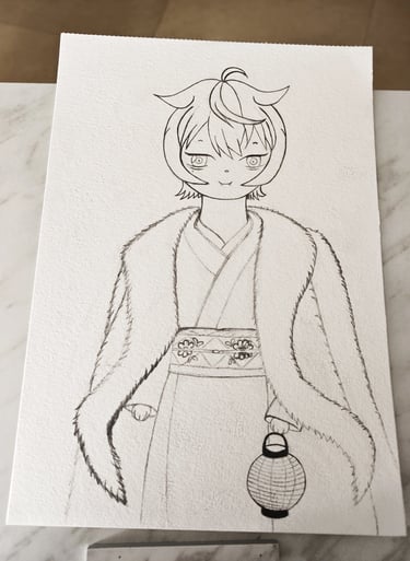 sketching process second picture