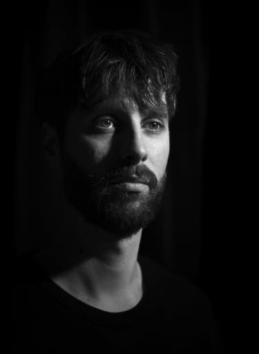 a man with a beard and a beard