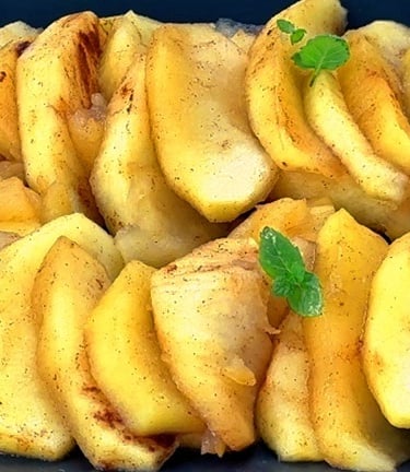 Serve the apples and enjoy
