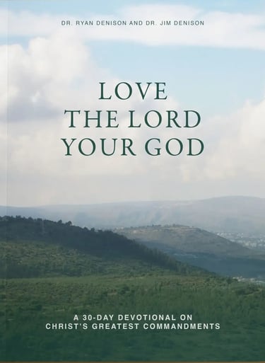 Book cover: Love the Lord Your God