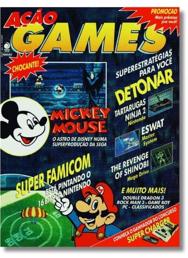 Revista Ação Games edição de Maio de 1991