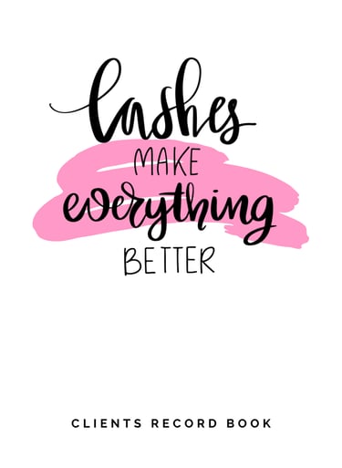 Cover Lashes make everything better pink and black